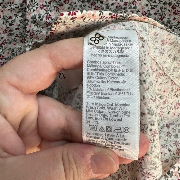 J. Crew Mens XL Slim Flex Washed Floral Print Long Sleeve Button Down Shirt - Picture 7 of 7